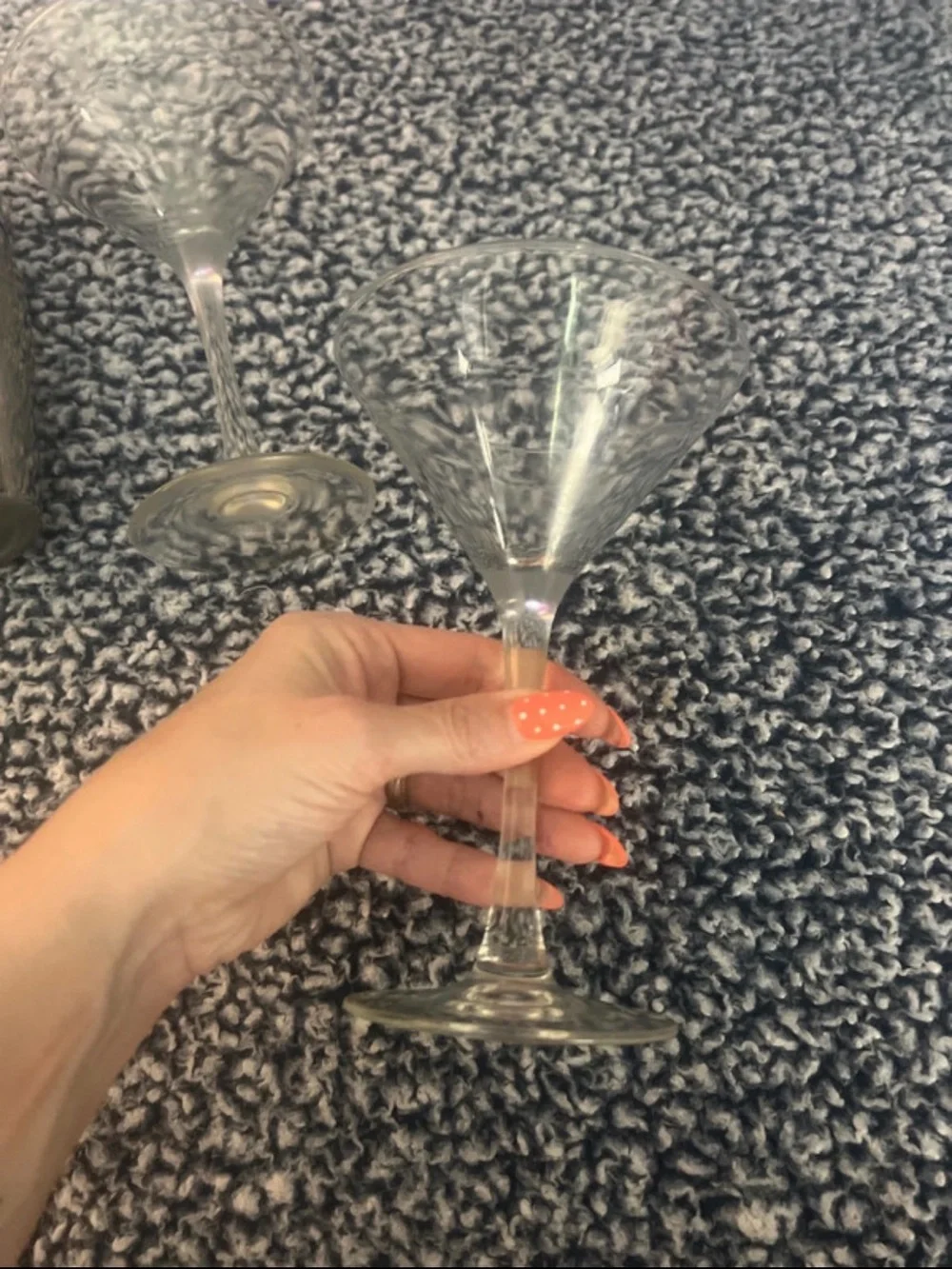 Vintage-Inspired stainless steel /silver plated Cocktail Shaker & 2 glasses
